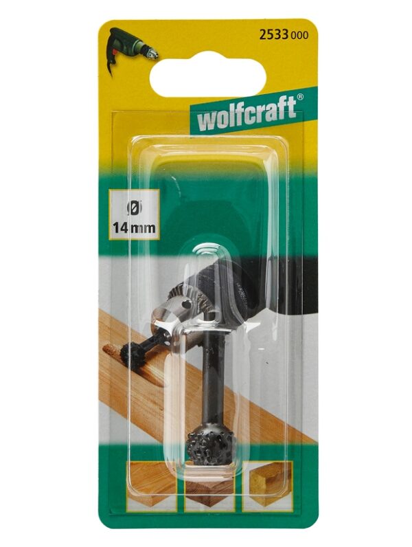 Wolfcraft Wolfcraft rašple 14 mm koule stopka 6 mm/dřevo 2533000