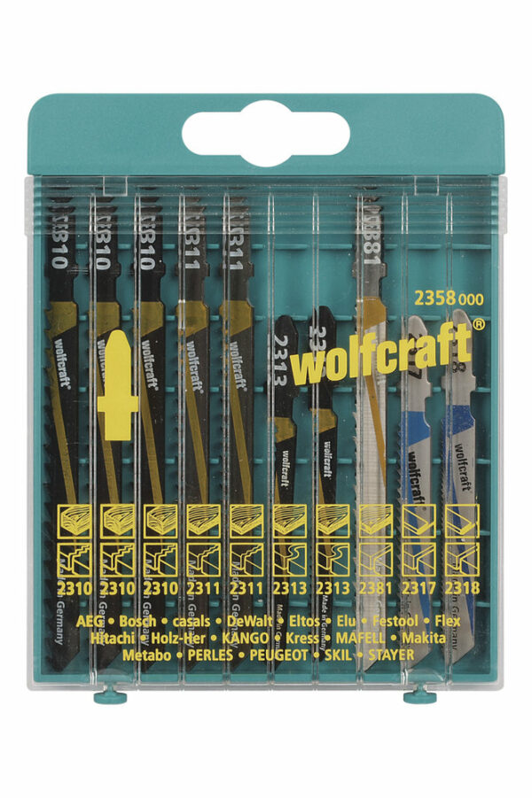 Wolfcraft Wolfcraft 10 x pilové plátky 2358000