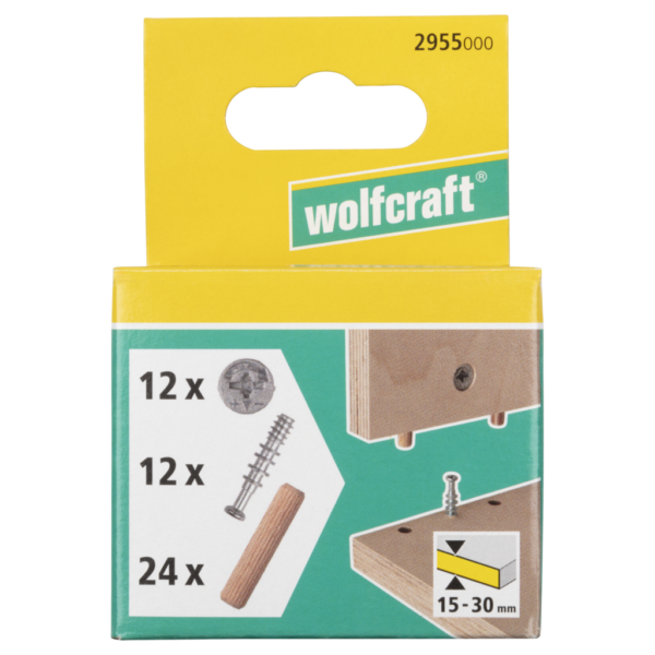 Wolfcraft Příslušenství pro montáž excentrických spojů Wolfcraft 2955000