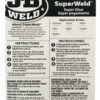 J-B WELD 33102 vteřinové lepidlo ve dvou tubách SuperWeld 2-Pack ( 2x2g ) - Image 2